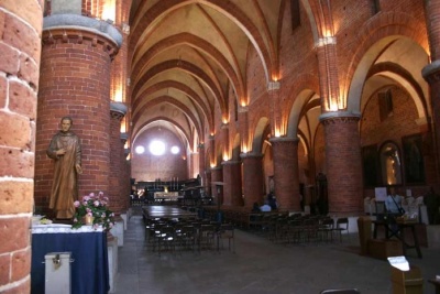Abbazia di Morimondo: la navata centrale