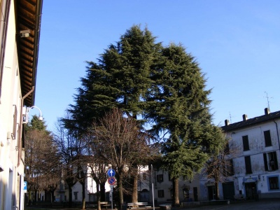 La piazza di Albairate com'era