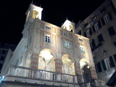Genova di notte: photo by Antonio Franco