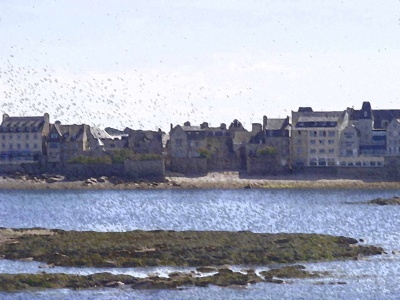 Mare a Roscoff: foto ed elaborazione by Antonio Franco